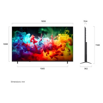 85 inch LG QNED AI QNED72 Mini LED 4K Smart TV 2026
